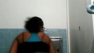 Cousin Twerking in Bathroom