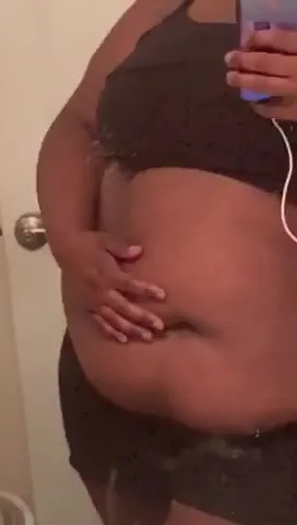 Ebony Plump Belly - Free Black BBW with a Big Belly Porn Video - Ebony 8