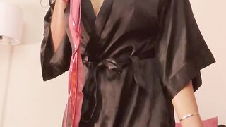 Pink vs. Gold Micro Slingshot Bikini Try- On.