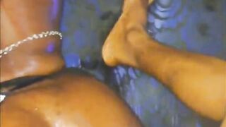 Amateur Black kenyan big beautiful woman taking a biggest BBC and squirt