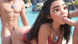 black angel him to keep banging hard and cum inside her moist snatch on the beach! CG animation of a hawt climax BBC banging until unfathomable inward cream!