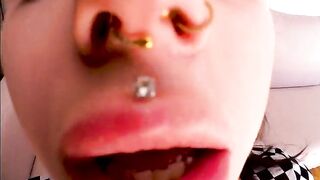 Large Titted Belgium College Gal 1st BBC Sloppy Deepthroat POV