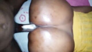 Black taking bbc in her butt aperture