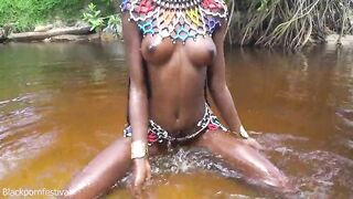 Zulu tribe gal with awesome ideal boobs