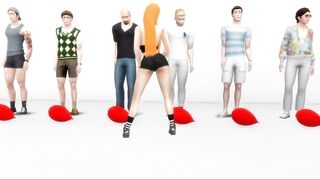 Spice on Pop the Twat balloon