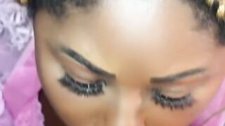 POV Black Double Fellatio Xeinna Rose Tag Teamed by Tradies Instead of Paying The Bill