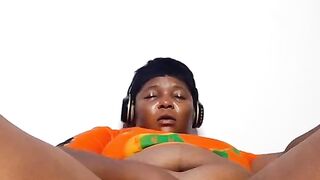 Obese Black big beautiful woman Mara Exotic Puts on a Consummate Solo