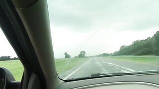 HEADING INTO BAR RAIN STORM IN TEXAS!