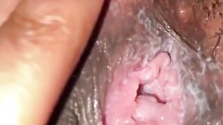 Black mother I'd like to fuck Palpitating Vagina POV