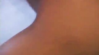 Slender and Small Youthful Ebony Teen takes a White dick in Ebony Porn Movie scene