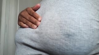 Enormous Breathing Tit Play with Sensitive Teats