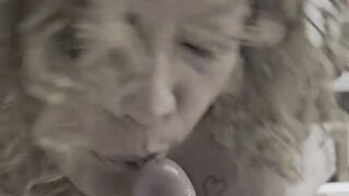Colombiana Black Chick Carla Morelli sucks fantastic jock