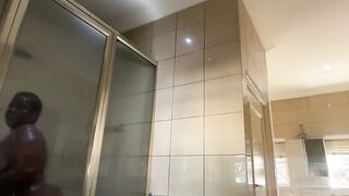 Black Ssbbw mother I'd like to fuck Taking A Shower