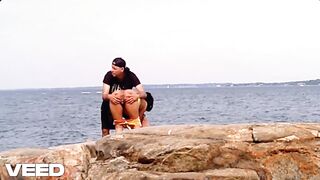 VACATION WIFE GOES WILD OUTSIDE In nature's garb Beach Public Exhibitionist Voyeurs Reality Amateur Pair
