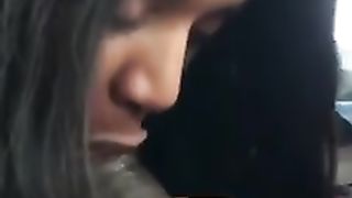 While his girlfriend texts I drain his dick