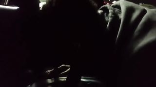 Ebony Blowjob in Car