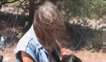 Free French biker share his wife in forest Porn Video - Ebony 8