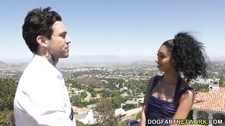 Ebony Teen Jada Doll Picked Up And Pounded By A Random Guy