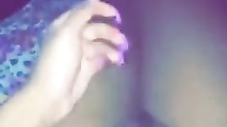 Ebony Thot Playing with her Phat Pussy