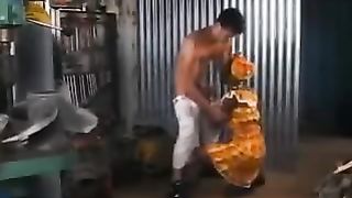 African Girl and Guy get it On.