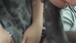 BEST FRIEND'S BOYFRIEND AT MY HBCU HAD A HUGE DICK I HAD TO SUCK IT