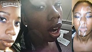 Another Huge Ebony Facial