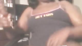 Gaping Black Hairy Pussy Squirts