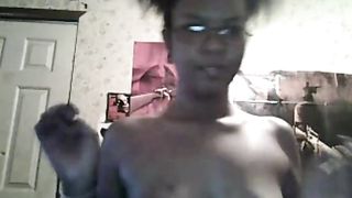 Black Girl fingering her pussy