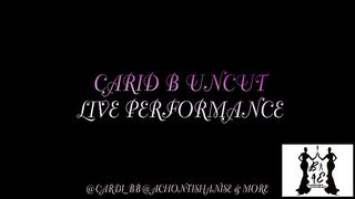 Cardi B Live Nude Performance
