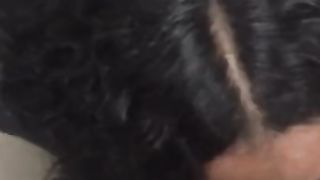 Giving my Girlfriend Head in the Restaurant Bathroom