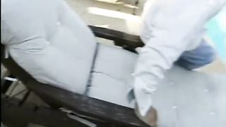 Happy to see her new Neighbor