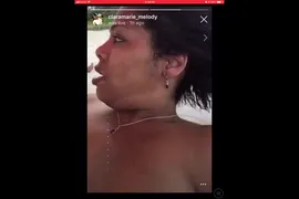 Free IG live Mega Nip Slip! Porn Video - Ebony 8