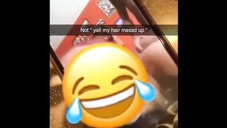 ChyTheGreatest Gets her Cheeks Clapped on Snapchat.