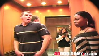 BIG BUBBLE BOOTY BLACK GIRL GETS FUCKED GOOD WITH 3 SOME BBC