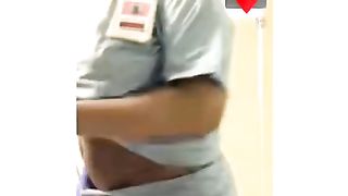 Blank Teen at Work getting Freaky Stripping