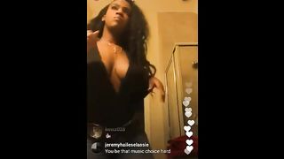 Titties Exposed on IG Live - Well D4MN! Ms. Pt. 4
