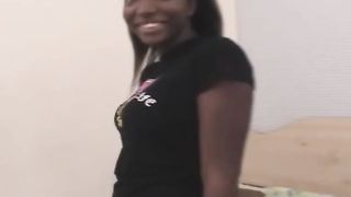 Danielle Luv ebony teen tryout