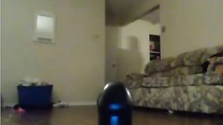 Big Black Dildo-lil White gurl