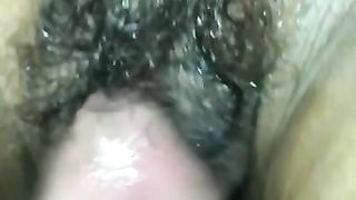 Amateur Thick Redbone with Trimmed Pussy Gets CREAMPIE from Black Cock