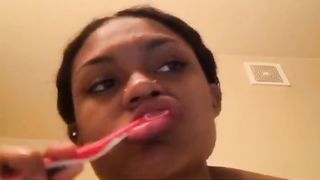 Goofy chick slipping again 2