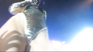 Miley Cyrus' pussy groped