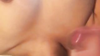 Fort Worth Hoe Takes Cum to the Chin