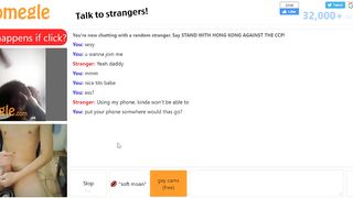 Sexy Ebony Girl Masturbates with me on Omegle