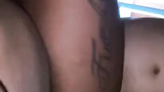 SEXY EBONY FEM TAKES STRAP FROM DYKE