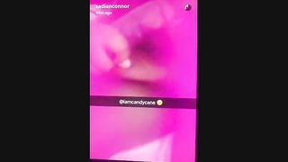 Rapper Ian Connor gettin head on Snapchat