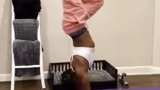 Simone Biles Handstand Challenge