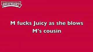 White Wife fucking 2 cousins