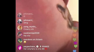 THOTS ON IG LIVE Follow my IG @wet.pp