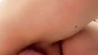 Sexy Pregnant Mom Riah Licks her Milky Tits