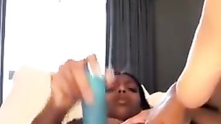 Ebony Dildo Squirt